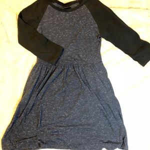 Dark blue jersey dress
